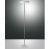 Lampadaire Fabas Luce Double LED Chrome, Blanc, 1 lumière