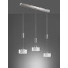 Suspension Fischer & Honsel premium Lavin LED Verre, 3 lumières
