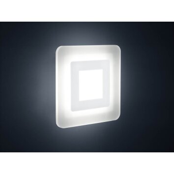 Plafonnier Helestra WES LED Blanc, 1 lumière