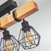 Plafonnier Barbengo Noir, 3 lumières