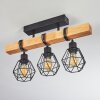 Plafonnier Barbengo Noir, 3 lumières