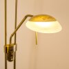 Lampadaire à vasque Biot LED Vieux laiton, 2 lumières