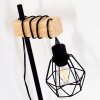 Lampe à poser Barbengo Bois clair, Noir, 1 lumière
