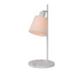 Lampe de table Lucide PIPPA Blanc, 1 lumière