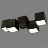 Plafonnier Grossmann ROCKS LED Noir, 4 lumières