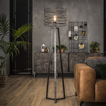 Lampadaire Laghalerveen Anthracite, 1 lumière