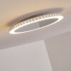 Plafonnier Aitrach LED Argenté, 1 lumière