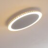 Plafonnier Aitrach LED Argenté, 1 lumière