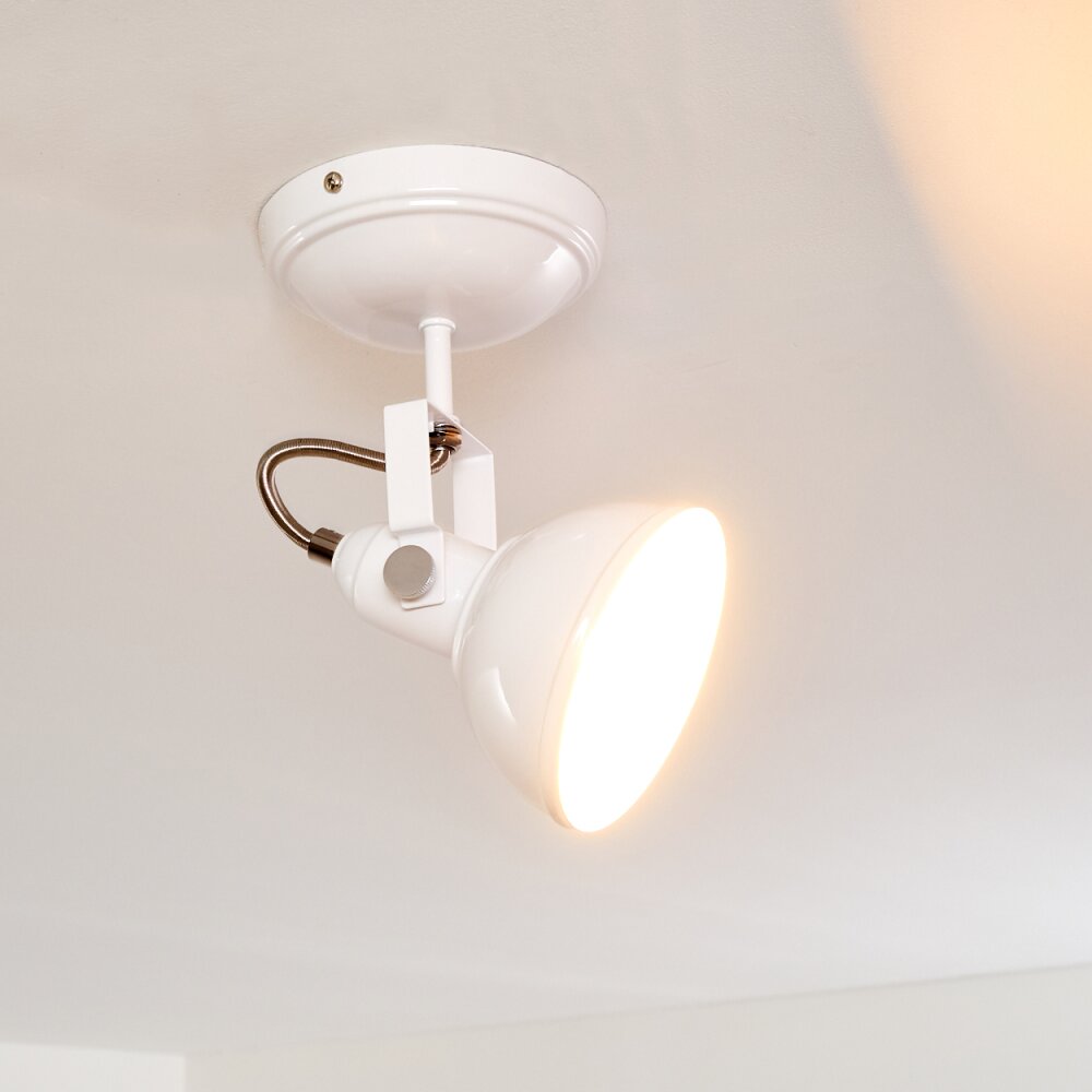 Plafonnier Tina Blanc, 1 lumière