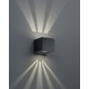 Applique murale d'extérieur Reality CORDOBA LED Noir, 2 lumières