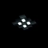 Plafonnier Grossmann CREO LED Noir, 4 lumières