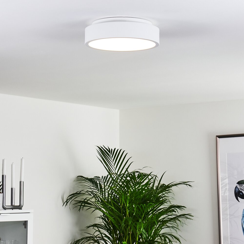 Plafonnier Kampala LED Blanc, 1 lumière