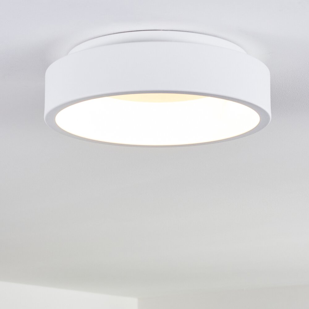 Plafonnier Kampala LED Blanc, 1 lumière