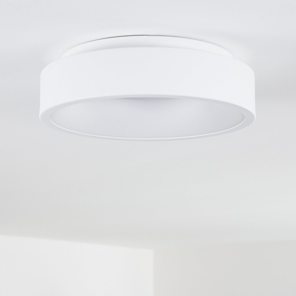 Plafonnier Kampala LED Blanc, 1 lumière