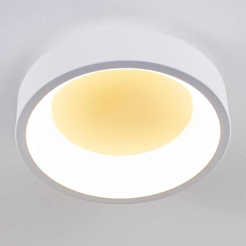 Plafonnier Kampala LED Blanc, 1 lumière