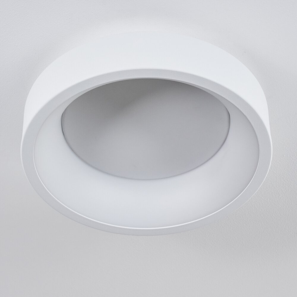 Plafonnier Kampala LED Blanc, 1 lumière