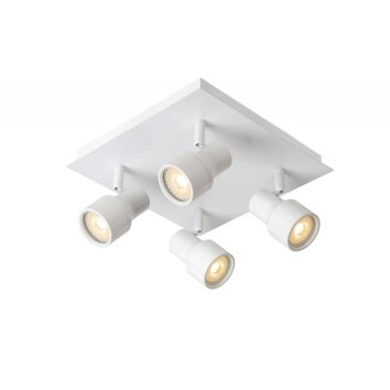 Plafonnier Lucide SIRENE LED Blanc, 4 lumières