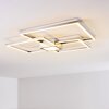 Plafonnier Narpes LED Nickel mat, 1 lumière