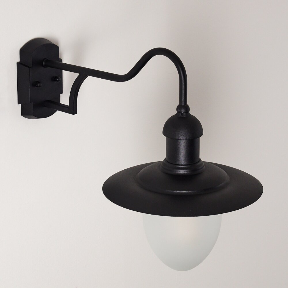 Applique murale d'extérieur Surnu Noir, 1 lumière