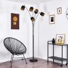 Lampadaire Alsen Noir, 5 lumières