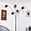 Lampadaire Alsen Noir, 5 lumières