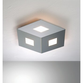 Plafonnier Bopp-Leuchten BOX BASIC LED Aluminium, 3 lumières